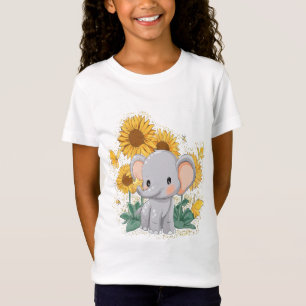 Elephant Baby Steps: Adorable Elephant Design" T-Shirt