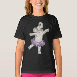 Elephant Ballerina Ballet Dance T-Shirt