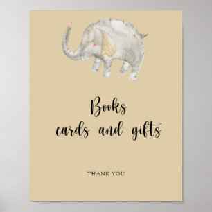 Elephant Balloon books cards and gifts poster
