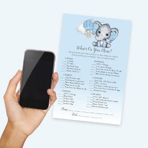 Elephant Balloon What's On Your Phone Boy Game
