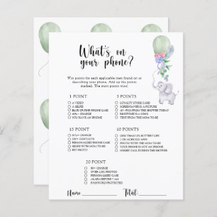 Elephant & Balloon - What's on your phone game