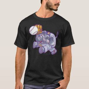 Elephant Baseball Star T-Shirt
