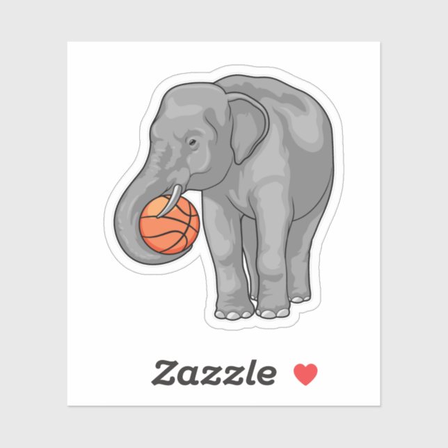 Elephant Basketball player Basketball (Sheet)