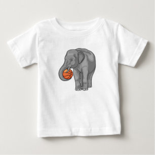 Elephant Basketball player Basketball Baby T-Shirt