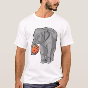 Elephant Basketball player Basketball T-Shirt