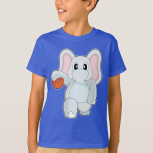Elephant Basketball player Basketball T-Shirt