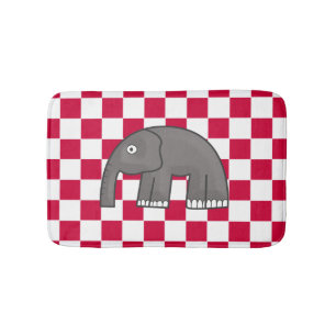 elephant bath mat