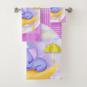 Elephant Bathroom Towel Sets