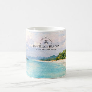 Elephant Beach Watercolor – Andaman Keepsake Gift Coffee Mug
