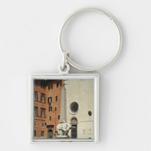 Elephant Bearing an Egyptian Obelisk, 1667 Key Ring