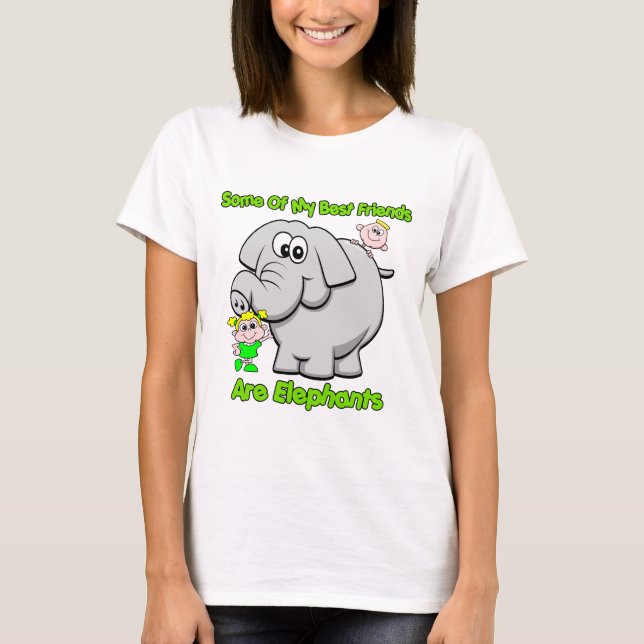 Elephant Best Friends T-Shirt (Front)