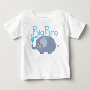 Elephant Big Bro Baby T-Shirt