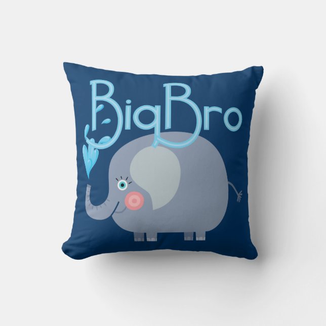 Elephant Big Bro Cushion (Front)