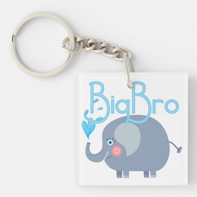 Elephant Big Bro Key Ring (Front)