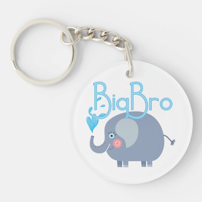 Elephant Big Bro Key Ring (Front)