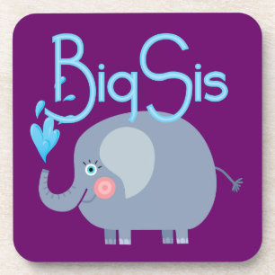 Elephant Big Sis Coaster