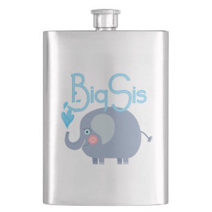 Elephant Big Sis Hip Flask