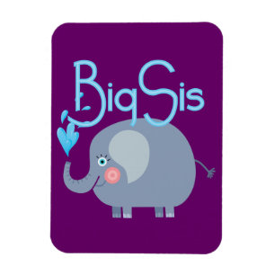 Elephant Big Sis Magnet