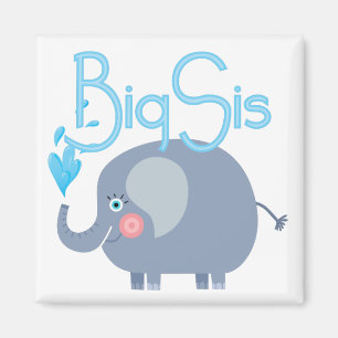 Elephant Big Sis Magnet