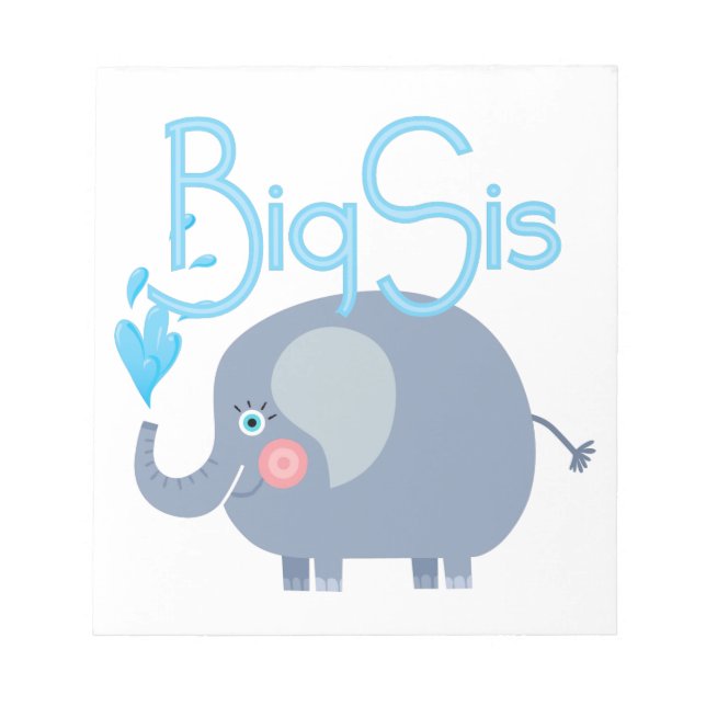 Elephant Big Sis Notepad (Front)