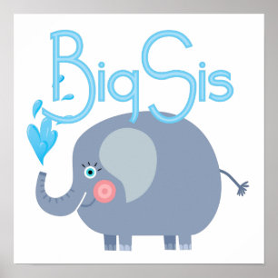 Elephant Big Sis Poster