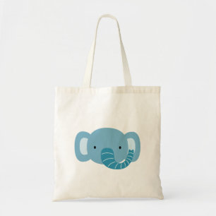 Elephant Birthday Kids Art Tote Bag