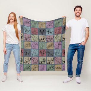 Elephant Blanket Gift Vintage Animal Lover Throw
