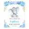 Elephant Blue Boy Baby Shower Sprinkle Welcome