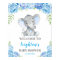 Elephant Blue Boy Baby Shower Sprinkle Welcome