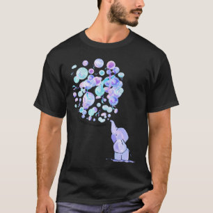 Elephant Blue Purple Balloons Suicide Prevention A T-Shirt