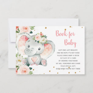 Elephant Book for Baby Card