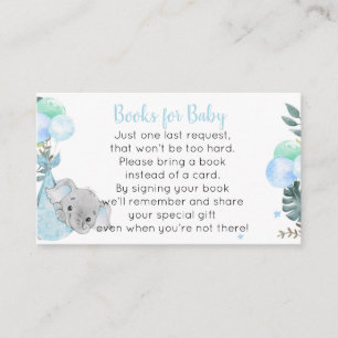 Elephant Books for Baby Boy Cards