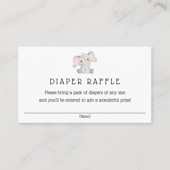 Elephant Books for Baby insert card (Front)