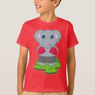Elephant Boxer Boxing gloves Boxing T-Shirt