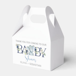 Elephant boy baby shower favour box, treats box. favour box