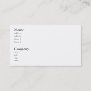 ELEPHANT BUSINESS CARD