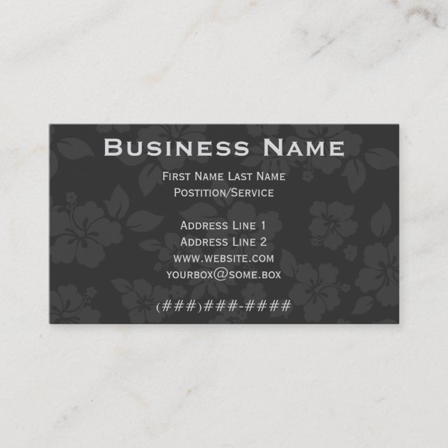 Elephant Business Card (Front)