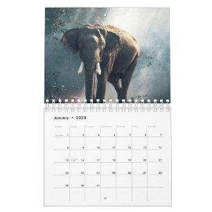 Elephant Calendar