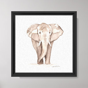 Elephant canvas print