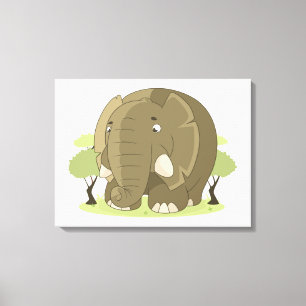 Elephant Canvas Print