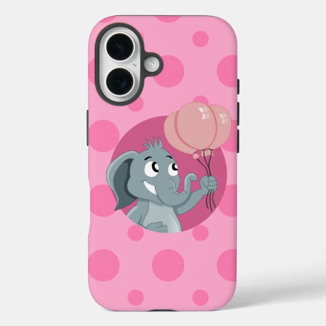 Elephant cartoon Case-Mate iPhone case (Back)