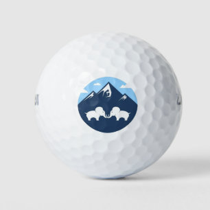 Elephant Cartoon Design Golf Balls