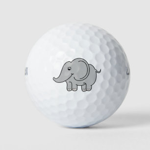 Elephant Cartoon Design Golf Balls
