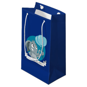 Elephant cartoon small gift bag