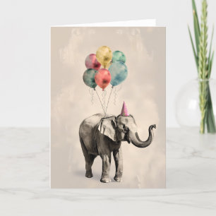 Elephant Celebration Greeting Card