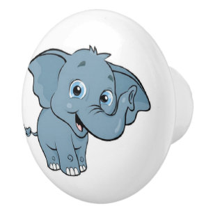 Elephant Ceramic Knob