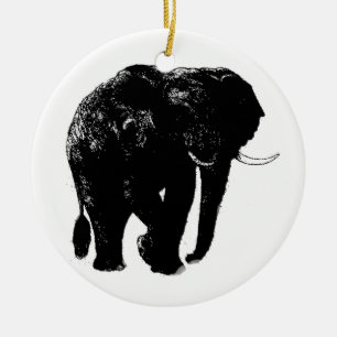 Elephant Ceramic Ornament