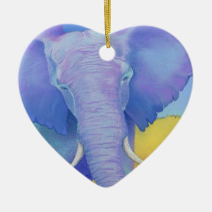 elephant ceramic tree decoration