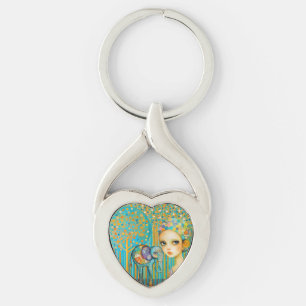 Elephant Charm Key Ring