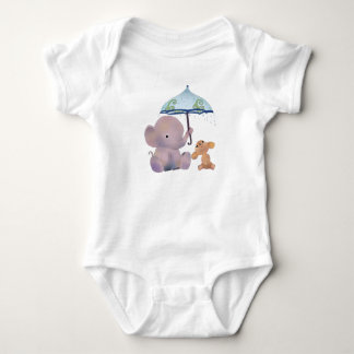 Elephant children baby bodysuit